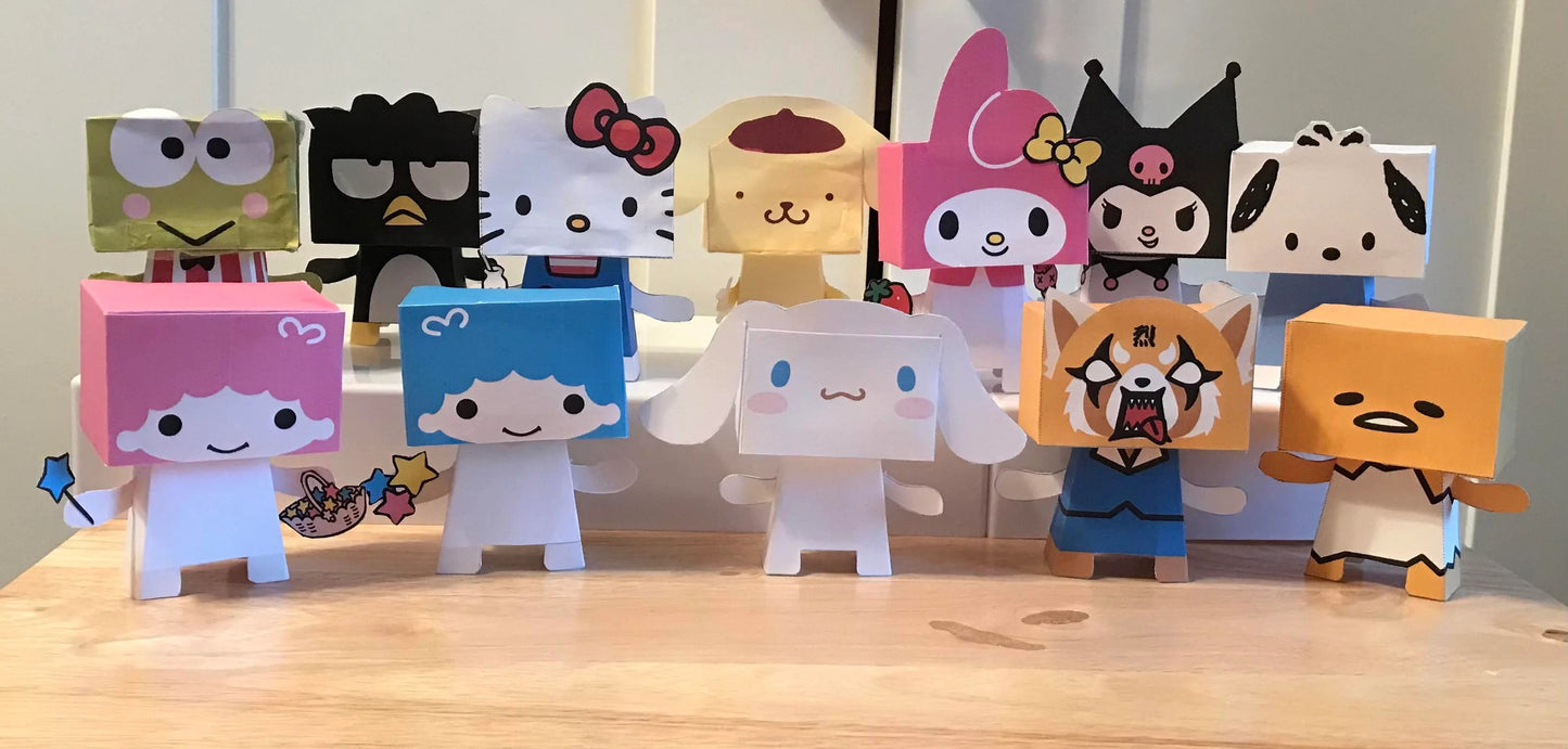 Sanrio Paper Friends (Downloadable Digital Files)