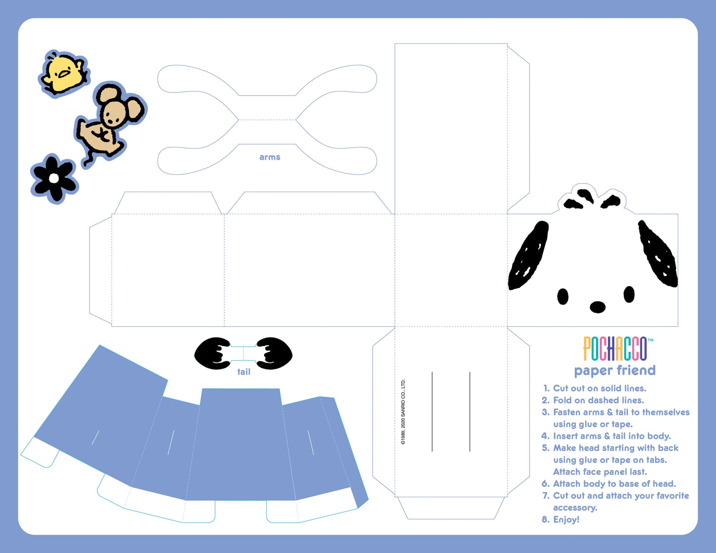 Sanrio Paper Friends (Downloadable Digital Files)